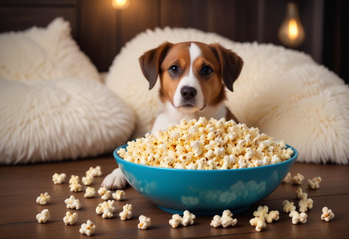 Kan hundar äta popcorn? Här är svaret! illustration