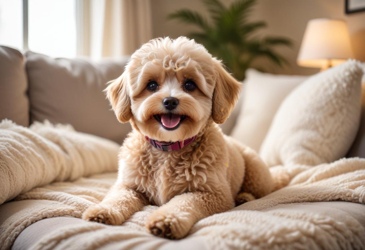 Så här lever du med en maltipoo vuxen! illustration